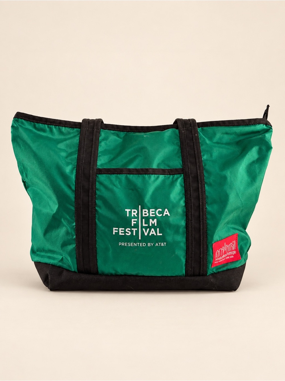 Manhattan Portage Tribeca Film Festival Green Medium/Large Tote Bag